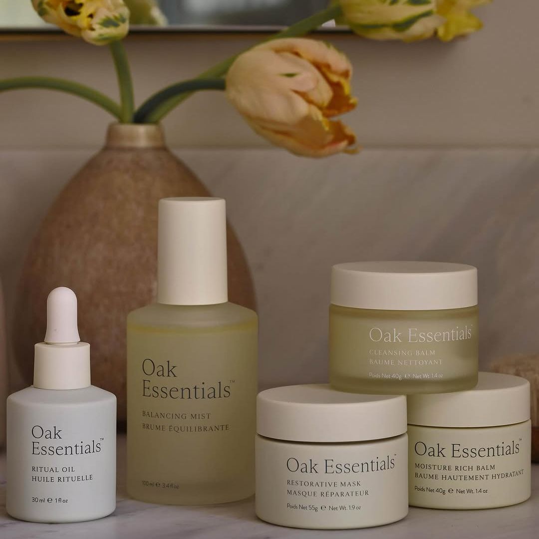 Oak Essentials skincare products